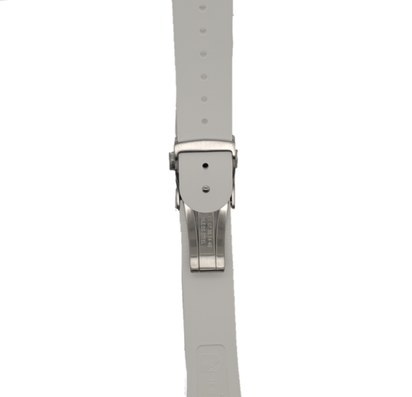 Oris White SIlicone Strap 07.418.31 Back